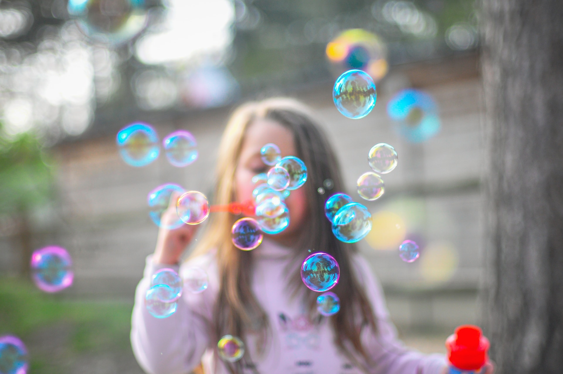 enfants thème bulles